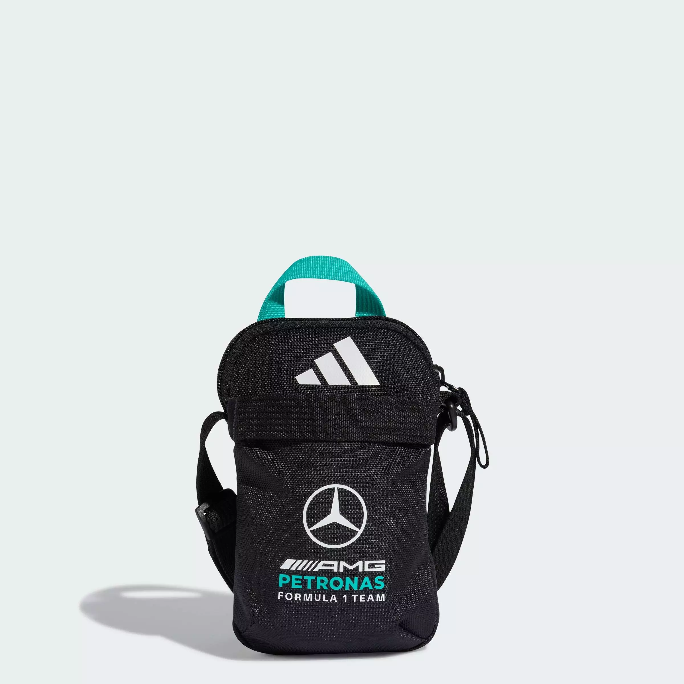 MAPF1 ADIDAS DNA ORGANIZER SMALL BAG BLACK-MINT RUSH - Imagen 6