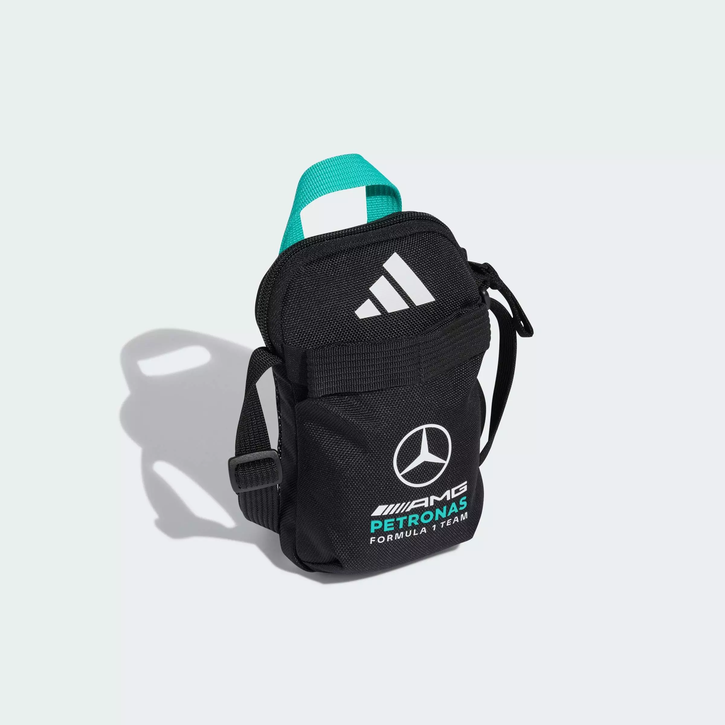 MAPF1 ADIDAS DNA ORGANIZER SMALL BAG BLACK-MINT RUSH - Imagen 3