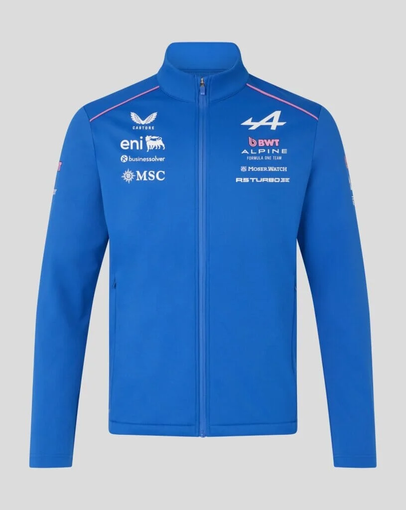 Alpine Racing F1 2026 Team Softshell Jacket - Lapis Blue - Imagen 2