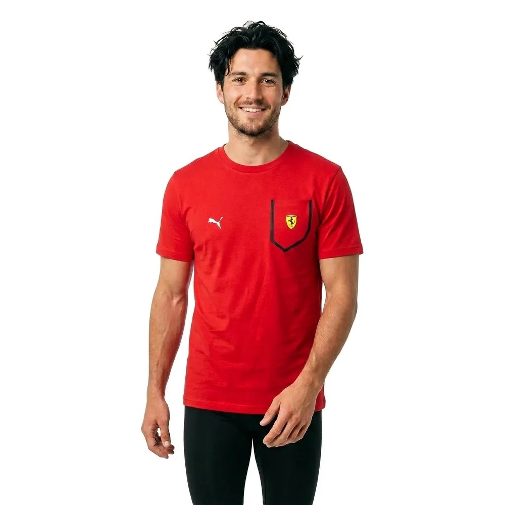 FERRARI TECH TEE ROSSO CORSA