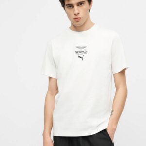 AMF1 ESSENTIAL LOGO TEE 1 WHITE