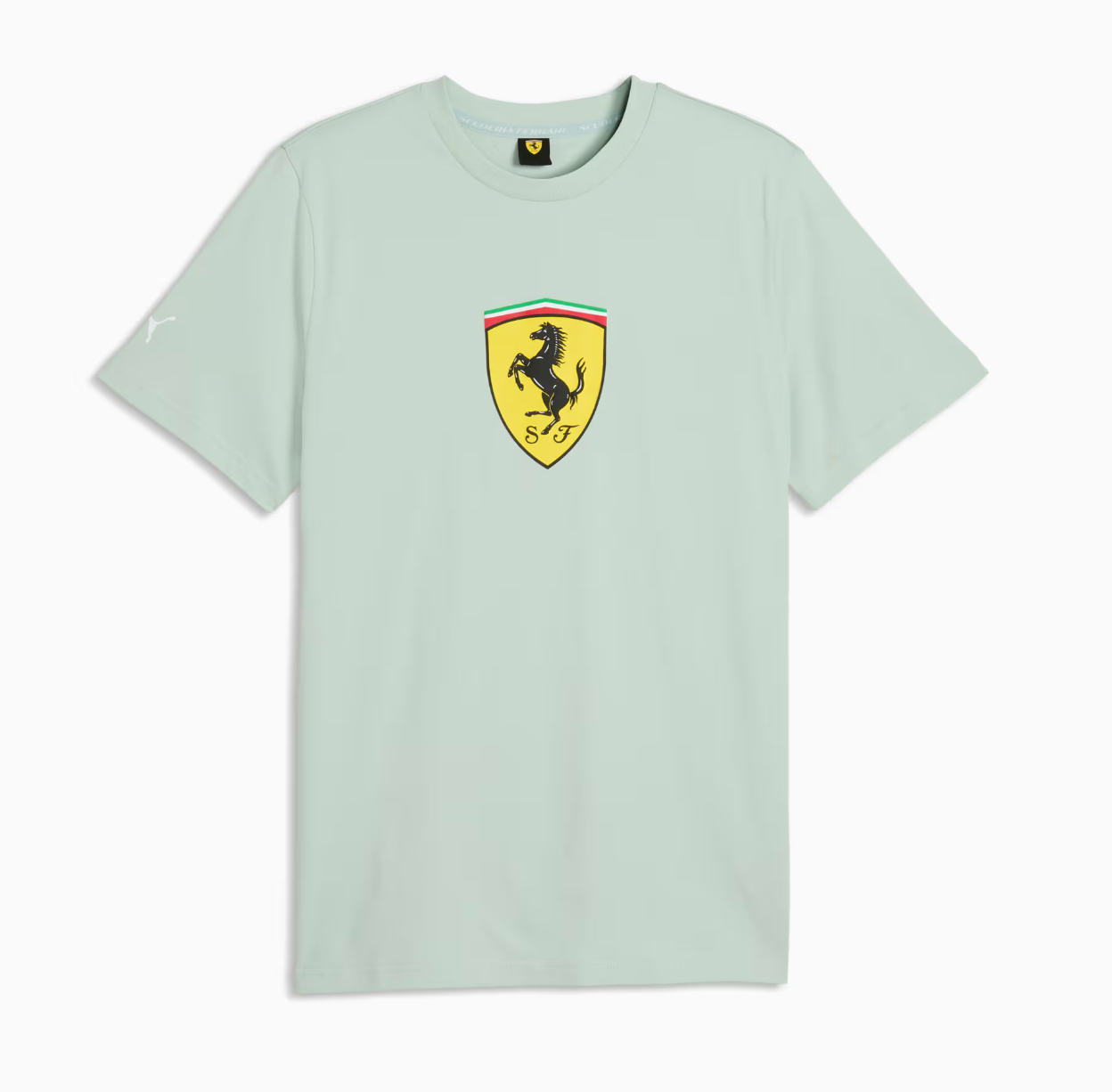 FERRARI COLORED SHIELD TEE CREME DE MINT - Imagen 4