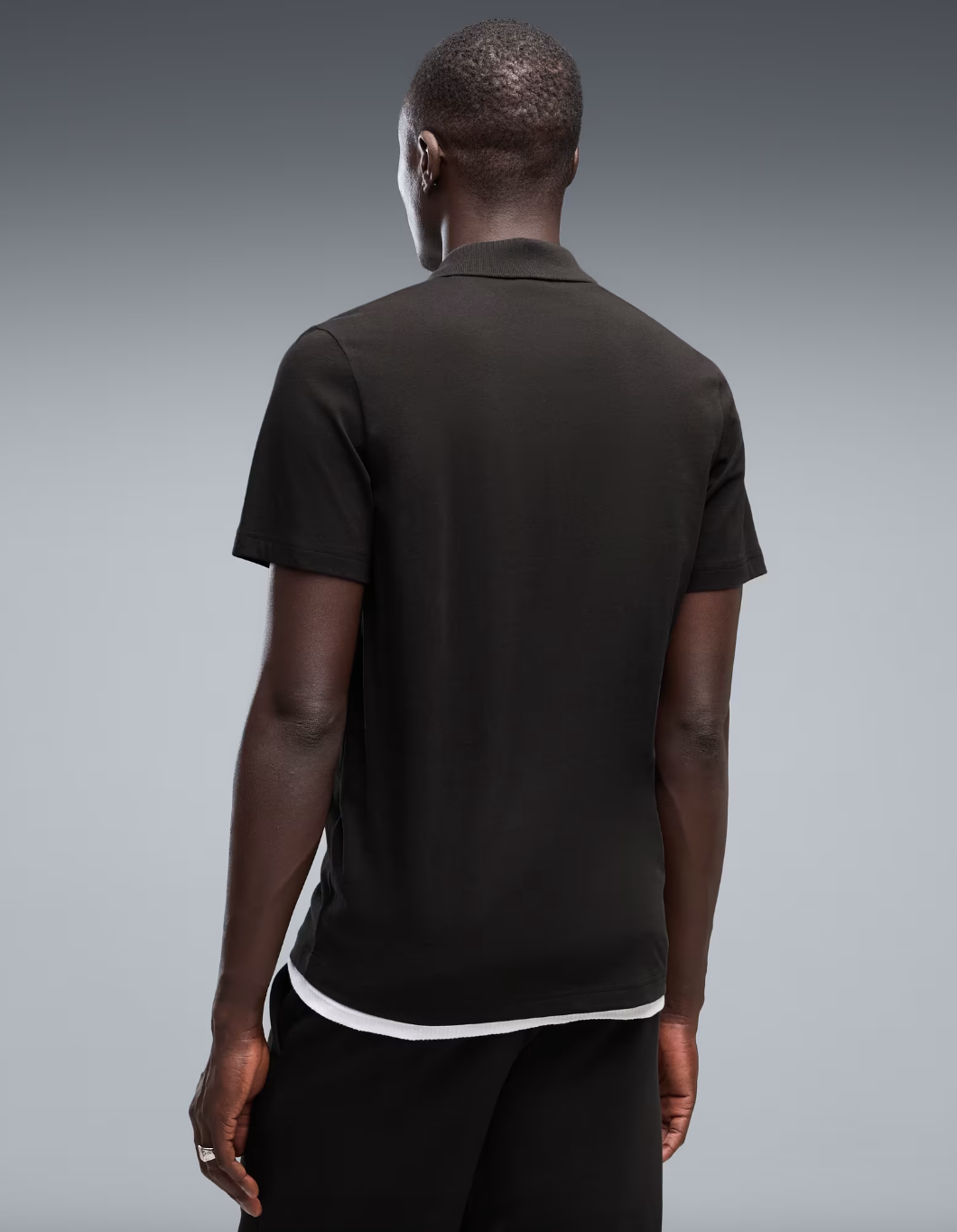 AMF1 ESSENTIAL POLO BLACKAMF1 ESSENTIAL POLO BLACK - Imagen 2