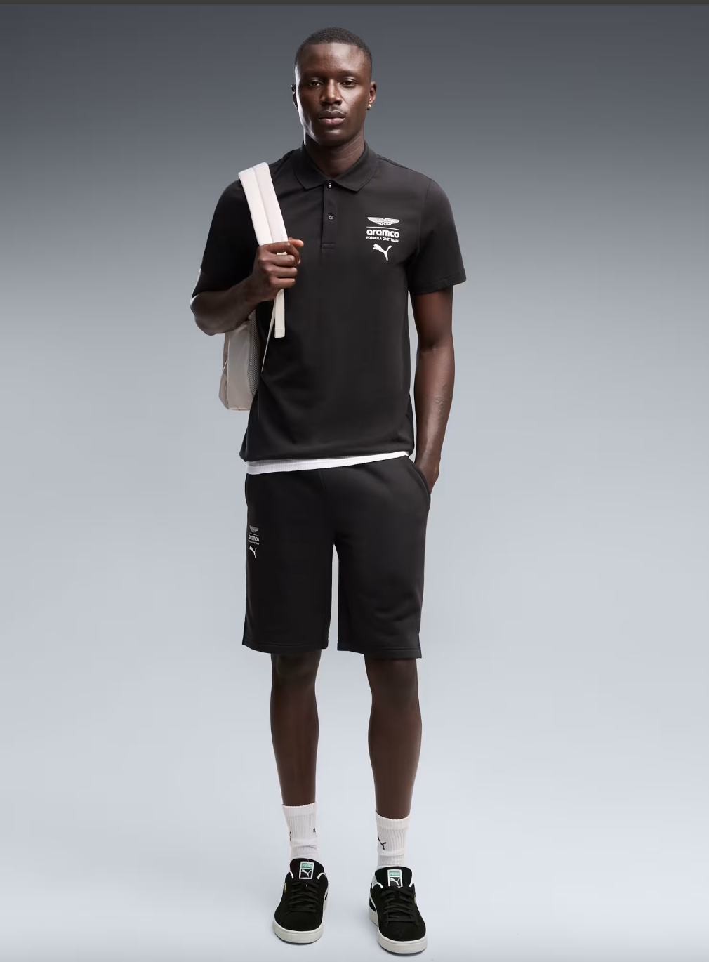 AMF1 ESSENTIAL POLO BLACKAMF1 ESSENTIAL POLO BLACK - Imagen 3