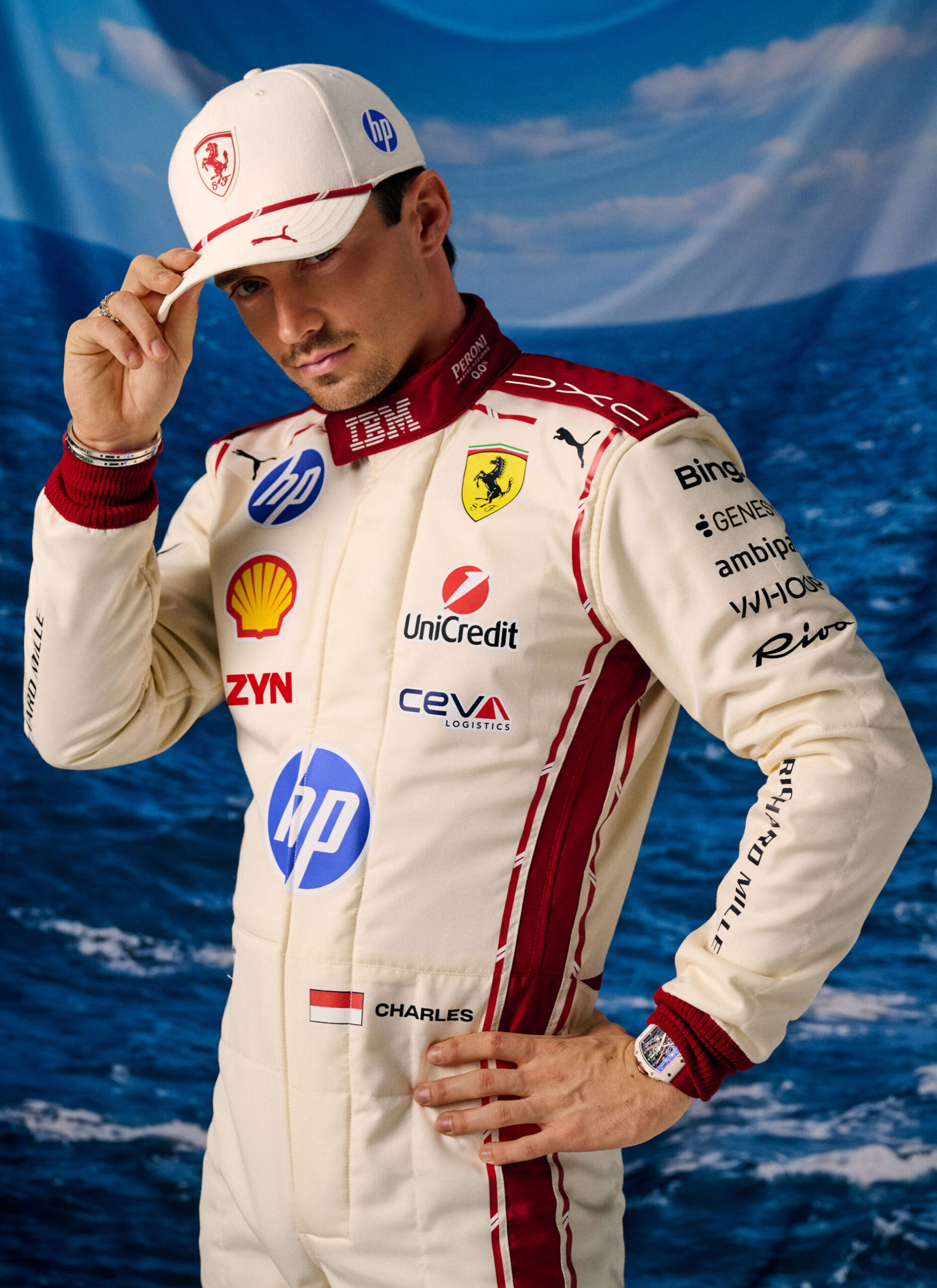 FERRARI REPLICA SPECIAL EDITION MONACO LECLERC LC CAP