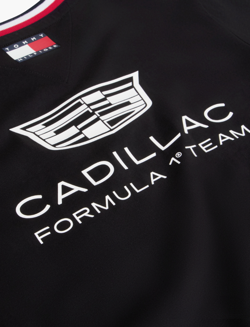 CADILAC F1 TEAM TOMMY HILFILGER TEE WOMENS BLACK 2026 - Imagen 4