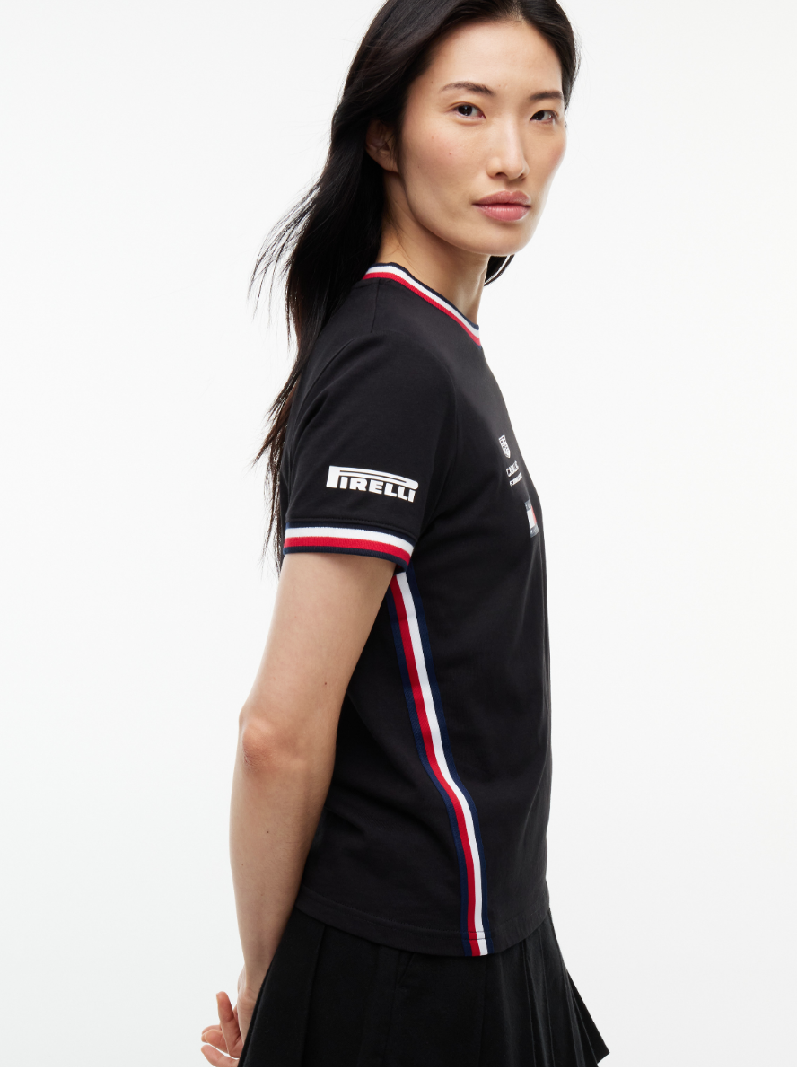 CADILAC F1 TEAM TOMMY HILFILGER TEE WOMENS BLACK 2026 - Imagen 3