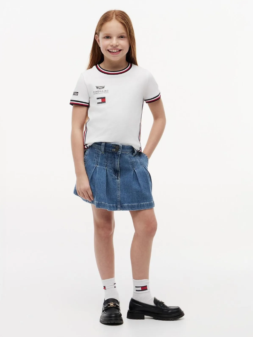 CADILAC F1 TEAM TOMMY HILFILGER TEE KIDS WHITE 2026