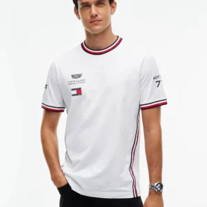 CADILAC F1 TEAM TOMMY HILFILGER BOTTAS #77 TEE MENS WHITE 2026