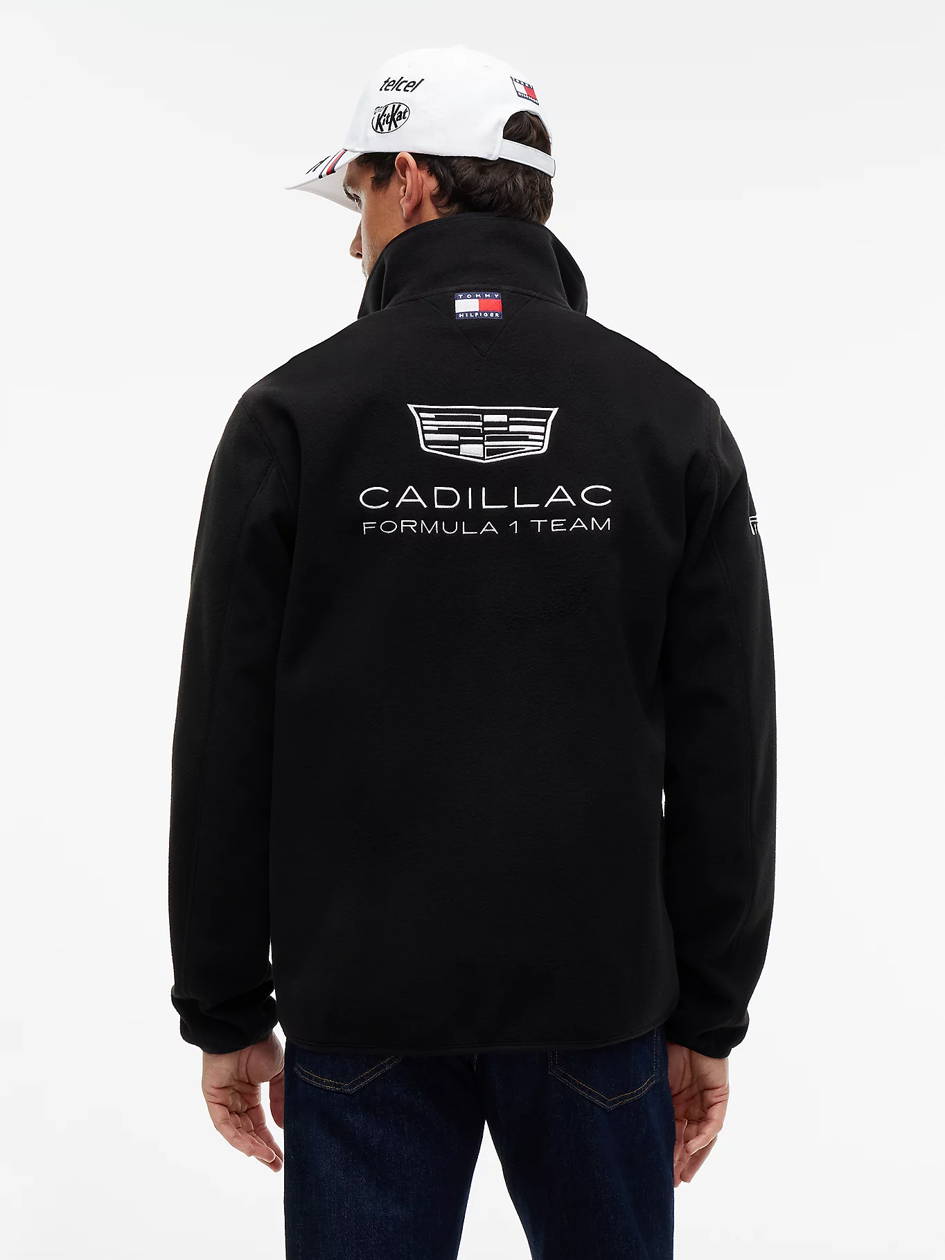 CADILAC F1 TEAM TOMMY HILFILGER FLEECE JACKET MENS BLACK 2026 - Imagen 3