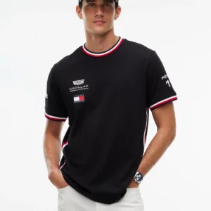 CADILAC F1 TEAM TOMMY HILFILGER CHECO #11 TEE MENS BLACK 2026