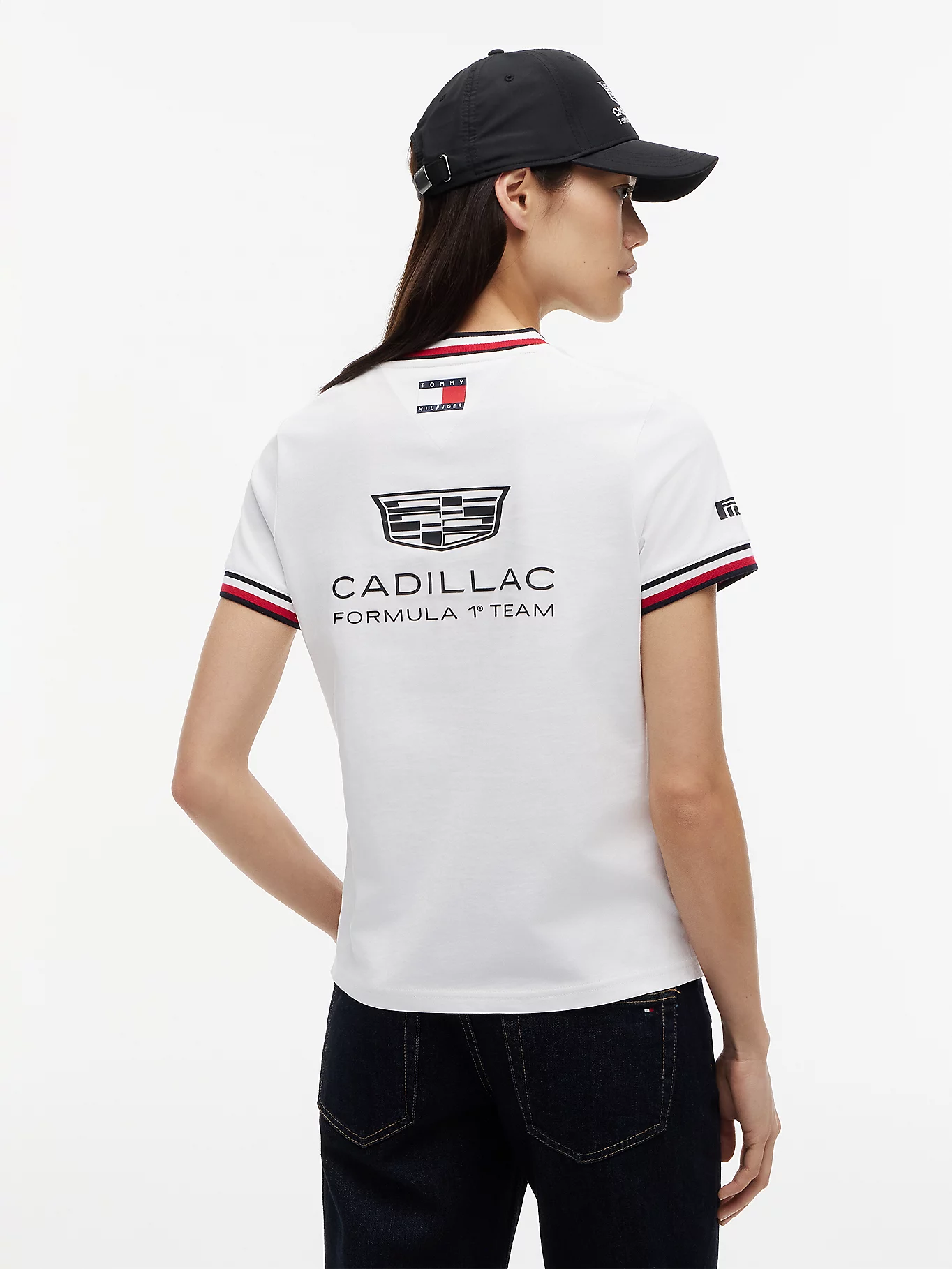 CADILAC F1 TEAM TOMMY HILFILGER TEE WOMENS WHITE 2026 - Imagen 5