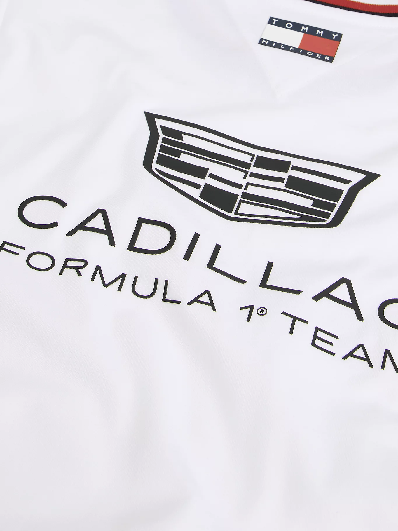 CADILAC F1 TEAM TOMMY HILFILGER TEE WOMENS WHITE - Imagen 5